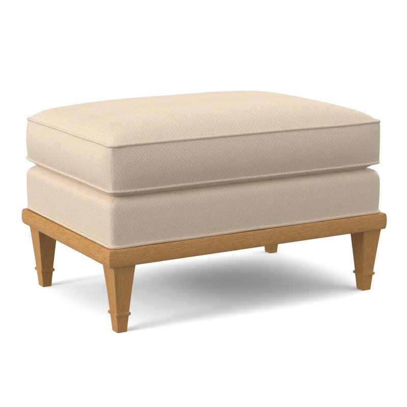 Dublin Ottoman, Fizz Ivory, Amber