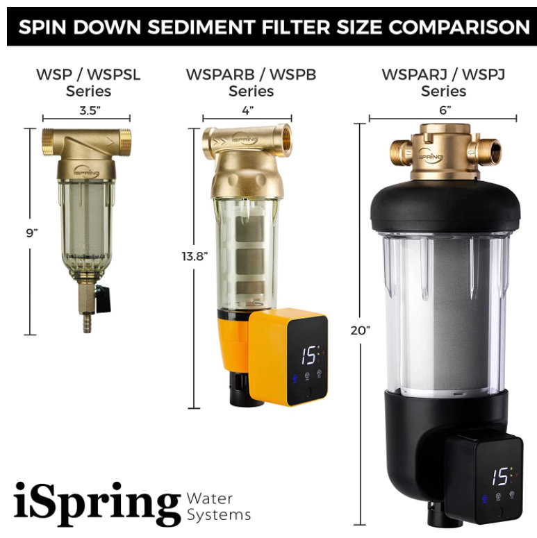 Filtre jetable de sédiments à usage unique iSpring