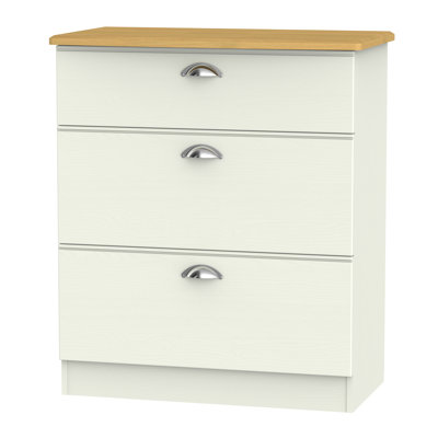 Fully Assembled Murier 3 Drawer Chest
