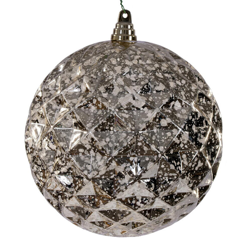 Ornement en diamant 8 po., Champagne