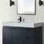 39 in. Composite Granite Sink Top in Dark Grey-89574815