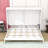 Queen Murphy Bed with LED Lighting and Space-Saving Design-286213095