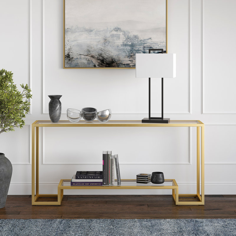 Peavy 162,6Cm Console Table, Gold