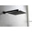 Shower System Matte Black Finish. Head, Hand Shower, Slide Bar, Bodysprays, Arm, Hose, Valve Trim, Lever Handles. Natural Sensation. Brass. Wall Mount Kit With Effortless Setup. Mounted-118768149
