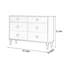 Buffet de rangement vintage à 6 tiroirs Vintage-107126667