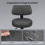 Upholstered Counter Stool with Metal Frame-1097675847