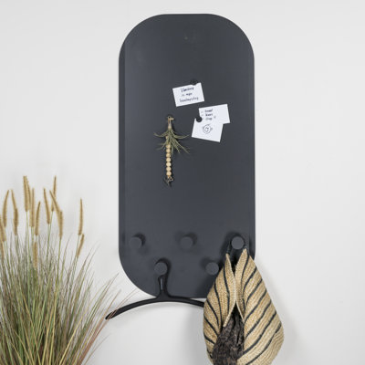 5 - Hook Wall Mounted Coat Rack