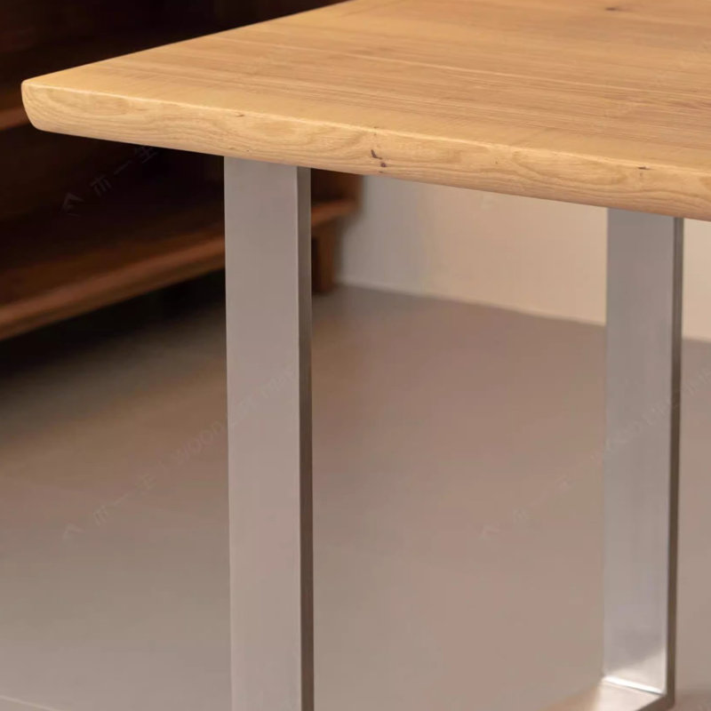 Table de salle à manger italienne minimaliste, H 29,53 po x L 78,74 po x l 31,5 po