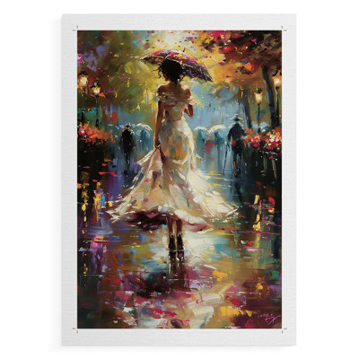 Série Dccci pour femme - reproduction sur toile de qualité supérieure seulement - non encadrée - prête à être accrochée