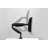 Mount-It Full Motion Height Adjustable Gas Spring Monitor Arm Desk Mount | Fits 13 - 32 In. Screens