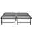 Queen Mattress Foundation Bed Frame Metal Bedroom Setup Black For Foundation, Use-293158332