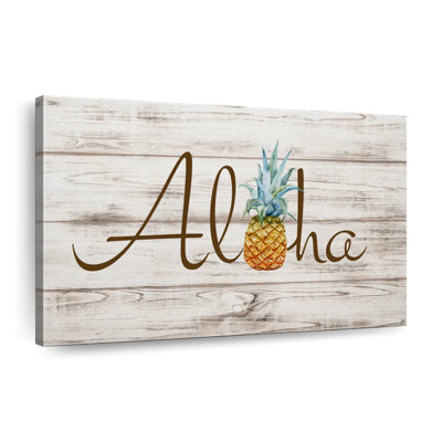 Aloha Pineapple Canvas Print
