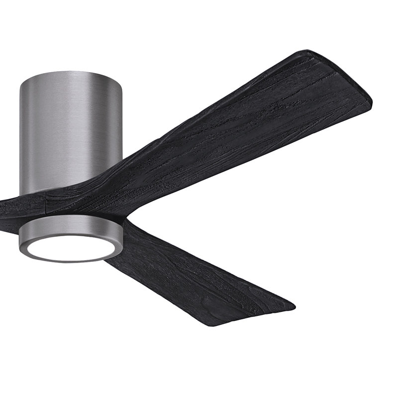 Irene LED Ceiling Fan, Matte Black, Brushed Pewter, 60"
