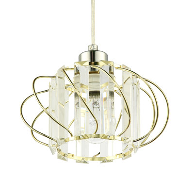 19cm H Metal Novelty Pendant Shade ( No Direct Attachment Method )