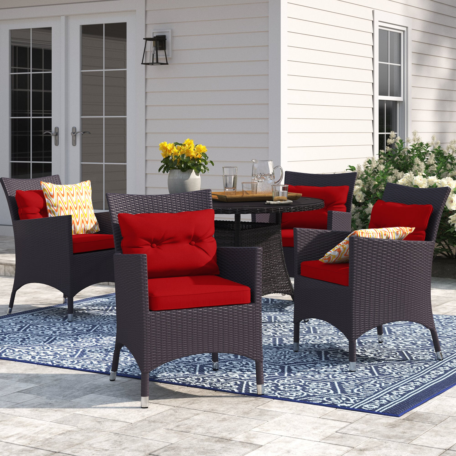 Sol 72 Outdoor™ Indoor/Outdoor Replacement Cushion Set & Reviews Wayfair