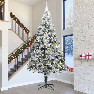 13.12' H Lighted Artificial Christmas Tree