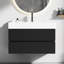 Meuble-lavabo de salle de bain moderne en noyer Modern Grace