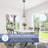 Fairendale Convertible Pendant/Semi-Flush with Clear Glass
