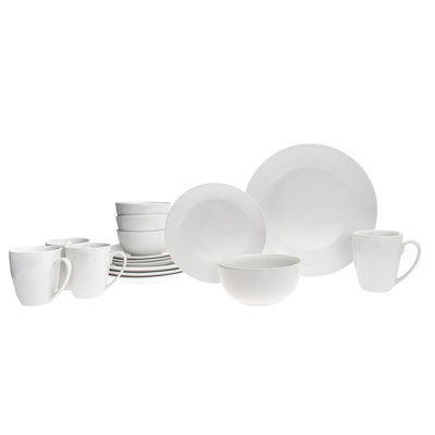 Service de table en porcelaine 16 pièces Alora