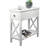 23.6" H End Table with Drawer and Additional Storage Space-121608031