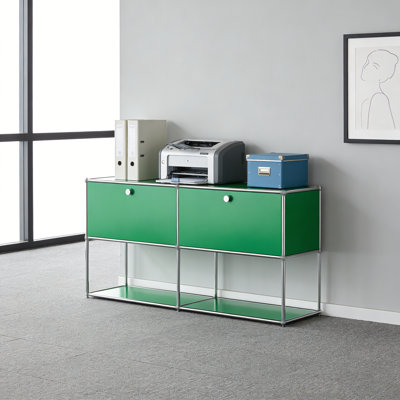 Modular Metal Office Storage Cabinet With Adjustable Shelves by Furgle