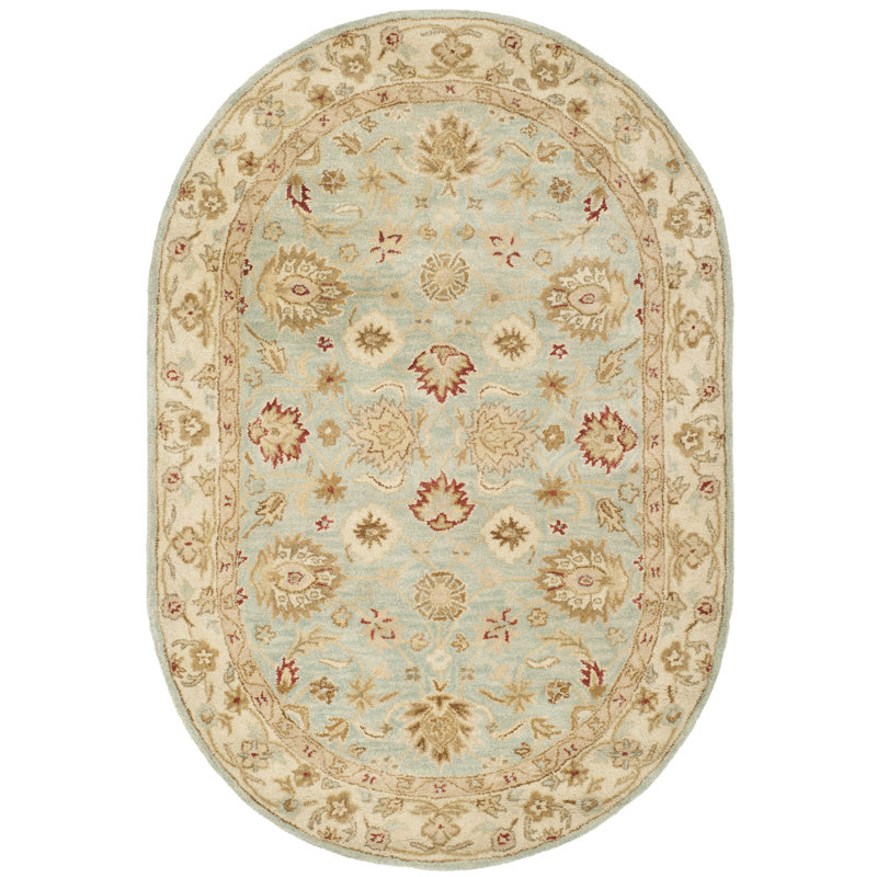 Samuel Wool Oriental Indoor Rug, Oval 7'6" x 9'6" 