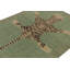 Distressed Homage Hand Knotted Wool Animal Print Area Rug-1652860646