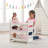 1-2-3 Convertible Doll Bunk Bed with Bedding