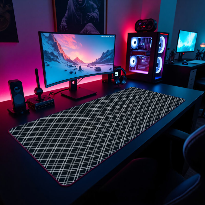 Polyester Desk Pad, 31.5x15.5