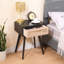 Cateisha 40cm W Manufactured Wood Bedside Table-1605550290