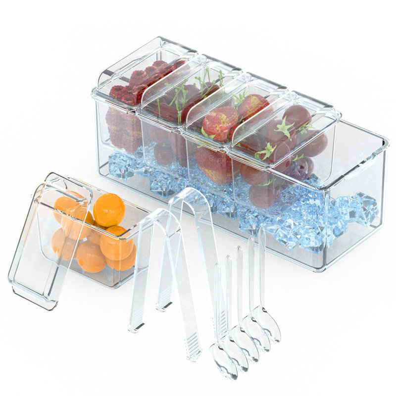 Plateau de service refroidi par glace