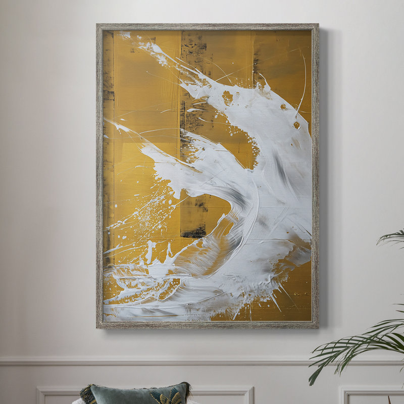 ABSTRACT Series CDXLIX, reproduction encadrée - bois massif, H 11 po x l 9 po