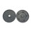 4" Black Plastic Spinner Lazy Susan Turntable Organizer for Spice Rack Table Cake Kitchen Pantry