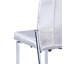 Chaise d'appoint à dossier mouvement contemporain avec structure en chrome - 2 par boîte-72250981
