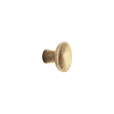 Brut Bronze Round Knob
