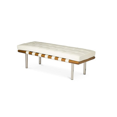 Banc en similicuir Clarisa