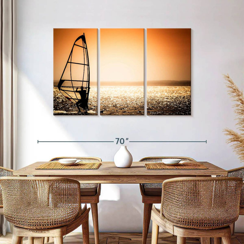 Sireci Windsurfer Sunset, 36" H x 57" W