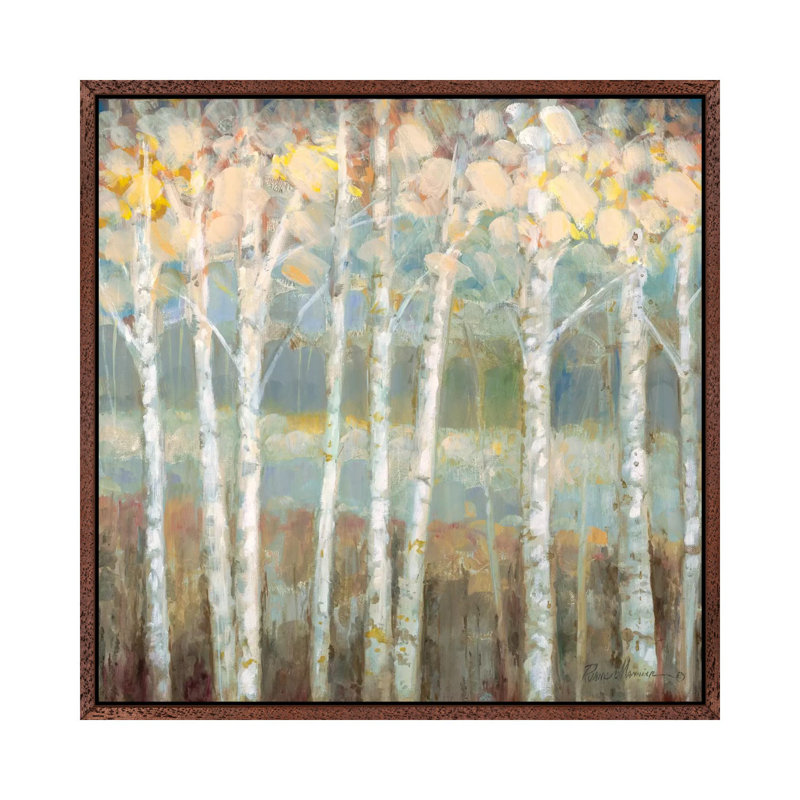 Nature's Palette I by Ruane Manning - Wrapped Canvas Painting, 45.72 cm H x 45.72 cm W, Classic Wood Floater Framed