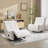 33.1" Wide Modern Comfortable Chenille Swivel and Glider Manual Recliner (Set of 2)-1256589784