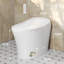 Toilette intelligente Metis avec bidet chauffé, eau chaude instantanée, toilette sans réservoir avec chasse d'eau automatique / occultante