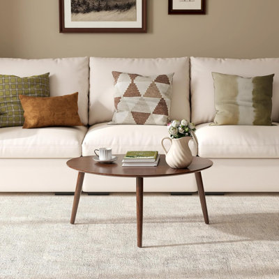 Solid Wood Three Leg Coffee Table
