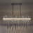 Piovere 1 LT Chrome/Clear Linear Pendant Allegri