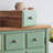Vintage Distressed Cabinet with Spacious Storage