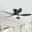 Ventilateurs de plafond modernes à 5 pales de 46 po avec lumières et télécommande / application-218161310