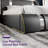 Platform Bed Frame With Iron Pieces Decor And Adjustable Headboard-1912117007-1912117005