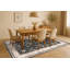  Tapis de chambre à coucher avec bordure traditionnelle 4 pi x 6 pi | Ivoire gris foncé-350330099