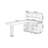 Light-walnut L-Shaped Solid Wood desks-107556330-107556329