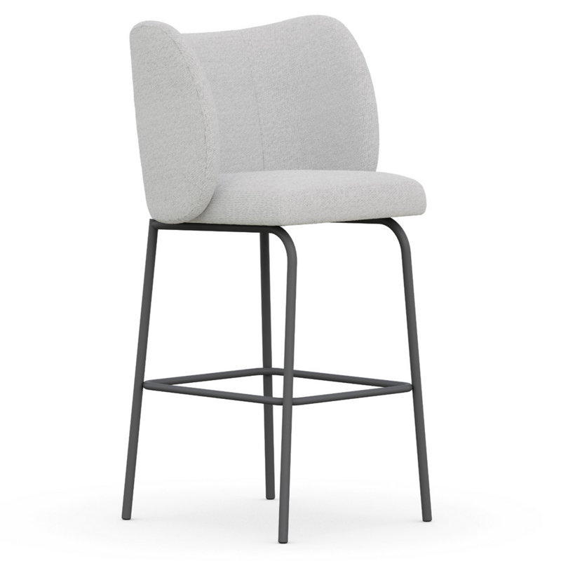 Conroe Yes Stool with Metal Frame, Bar Stool (29.9" Seat Height)