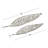 Aluminum Metal Leaf Decor Tray Set-524681241
