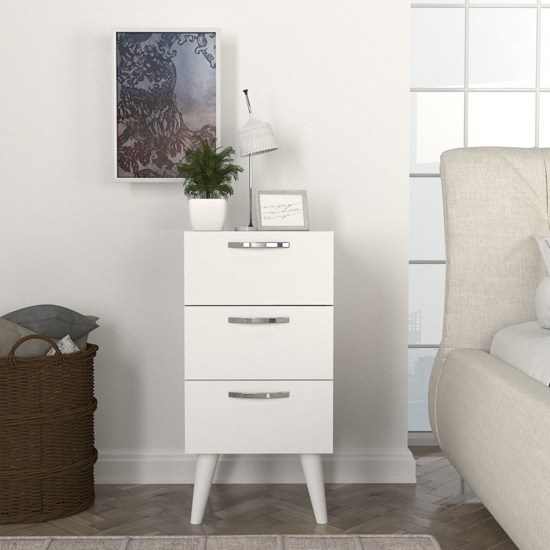 Carrion 40 cm W Bedside Table